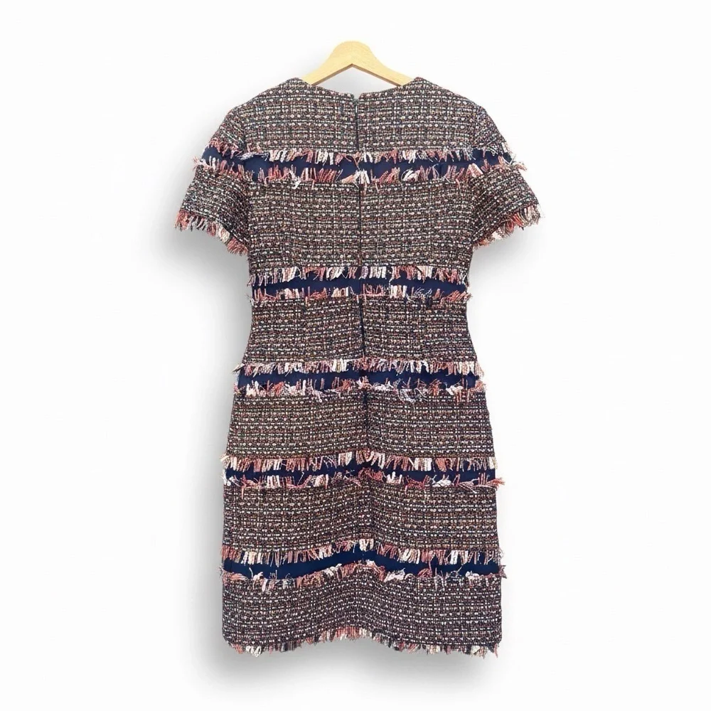 Tory Burch multi colored tweed dress